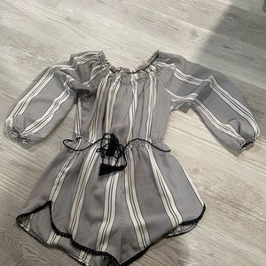 Black and White romper